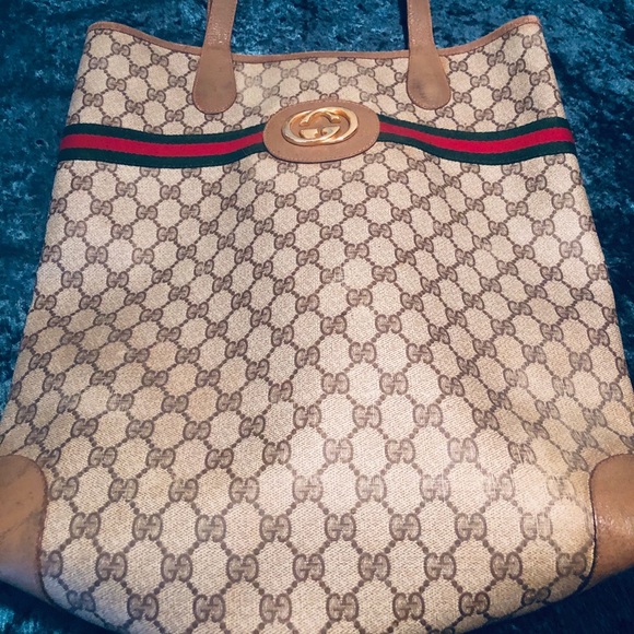 Vintage oversized Gucci bag - Picture 1 of 4